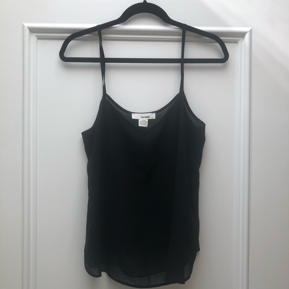 Sans Souci Black Tank